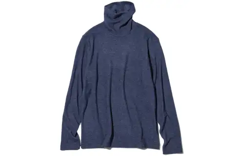 UNIQLO Knitwear Women's Dark Blue Turtleneck Moderate Other