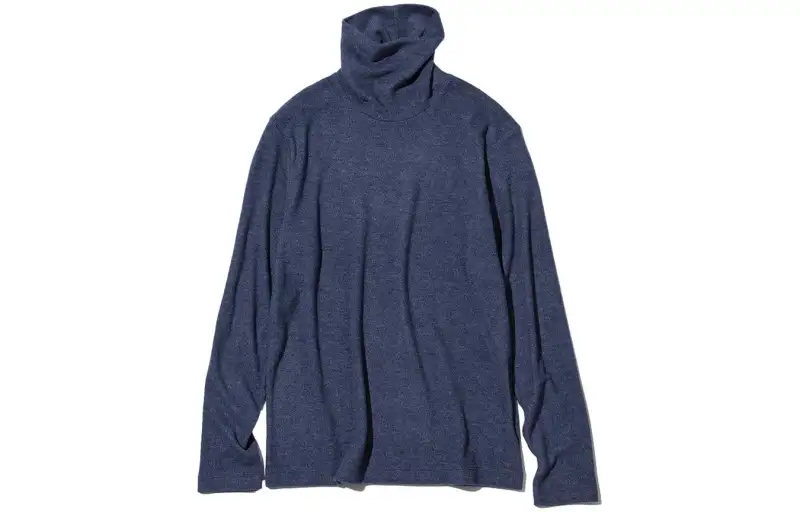UNIQLO Knitwear Women's Dark Blue Turtleneck Moderate Other