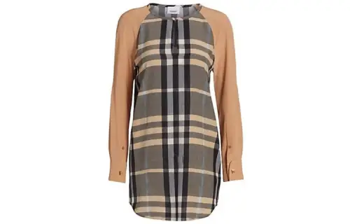 Burberry Shirts Women's Brown Crew Neck Moderate Other
