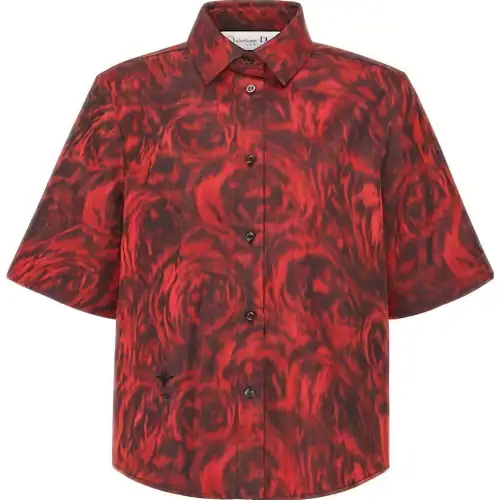 Christian DIOR Short Sleeved Printed Shirt
