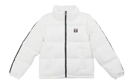 Vans Down Jackets Women's White Stand Collar Moderate Other