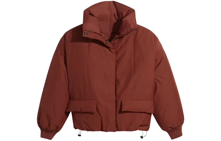 Levi's Down Jacket Winter Women's Red