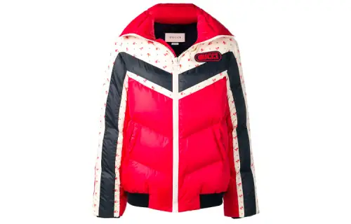 GUCCI Down Jackets Women's Red Lapel Moderate Other