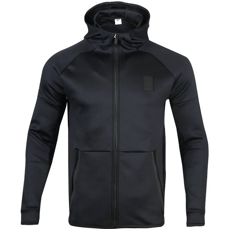 Mizuno Jackets Men's Black Hooded Moderate Other