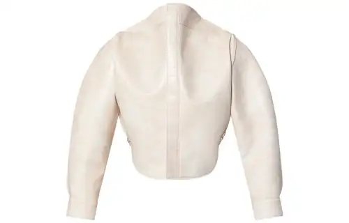 LOUIS VUITTON Long-Sleeved Shagreen Effect Circle Top