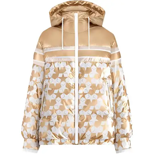 Christian DIOR Star Printed Zip Up Drawstring Jacket