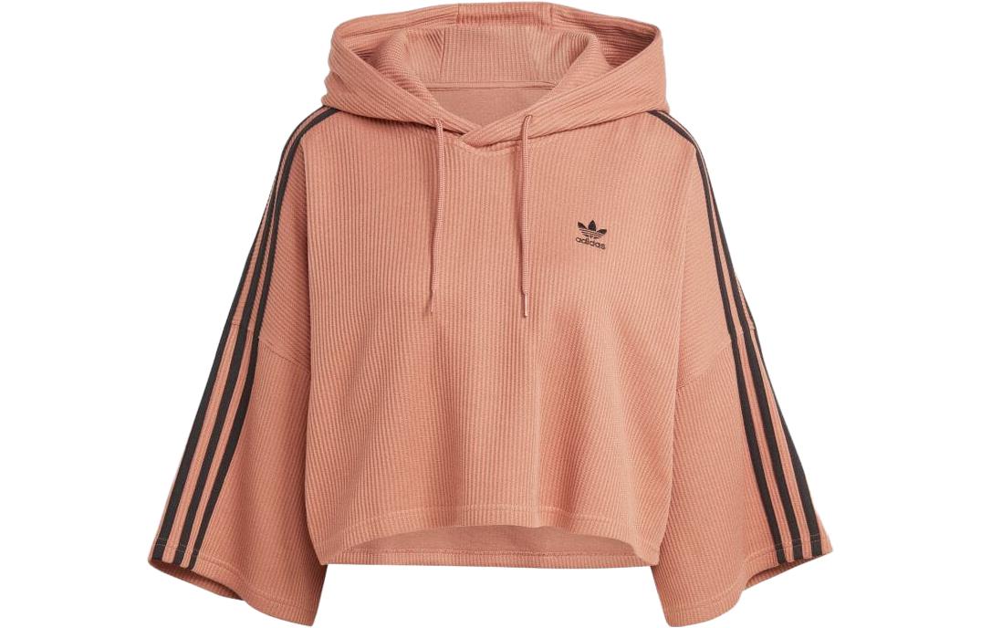 Adidas Originals Sweatshirts Women's Clay Strata Hooded Moderate Regular