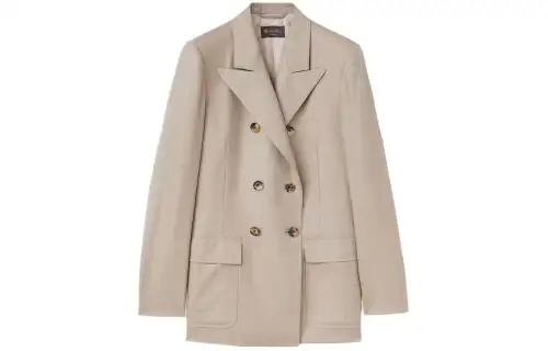 Loro Piana SS24 Ada Jacket Jackets & Coats Women's Ecru