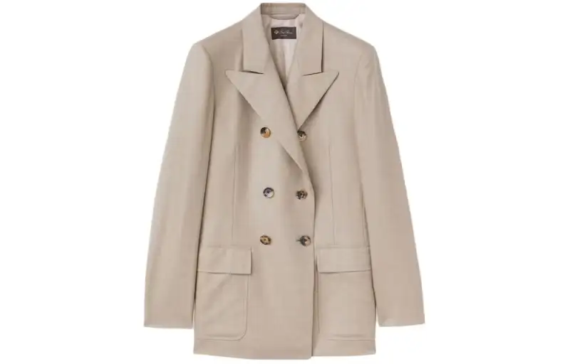 Loro Piana SS24 Ada Jacket Jackets & Coats Women's Ecru