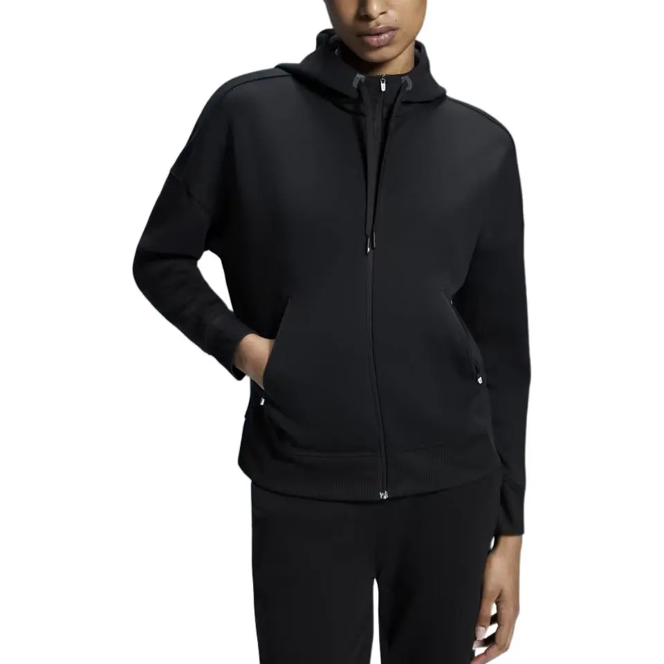 On Jackets Women's Black Hooded Moderate Other