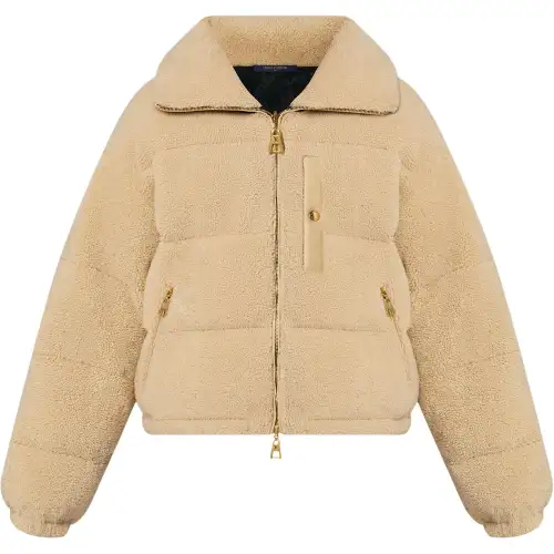 LOUIS VUITTON FW22 Down Jacket Women's Earth Yellow