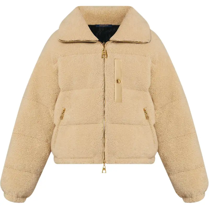 LOUIS VUITTON FW22 Down Jacket Women's Earth Yellow