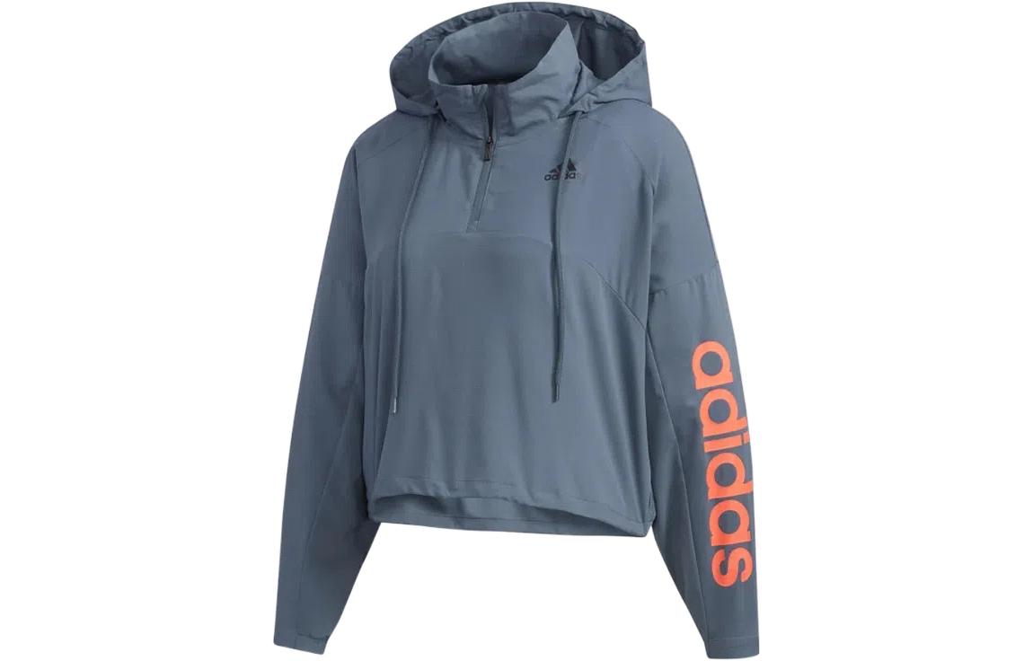 Женская куртка adidas Спортивная (синяя)