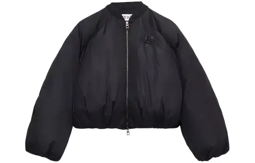 LOEWE Jackets Women's Black Crew Neck Moderate Other