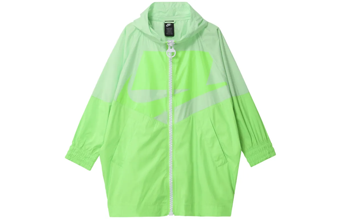 Nike Jackets Women's Green Hooded Moderate Other