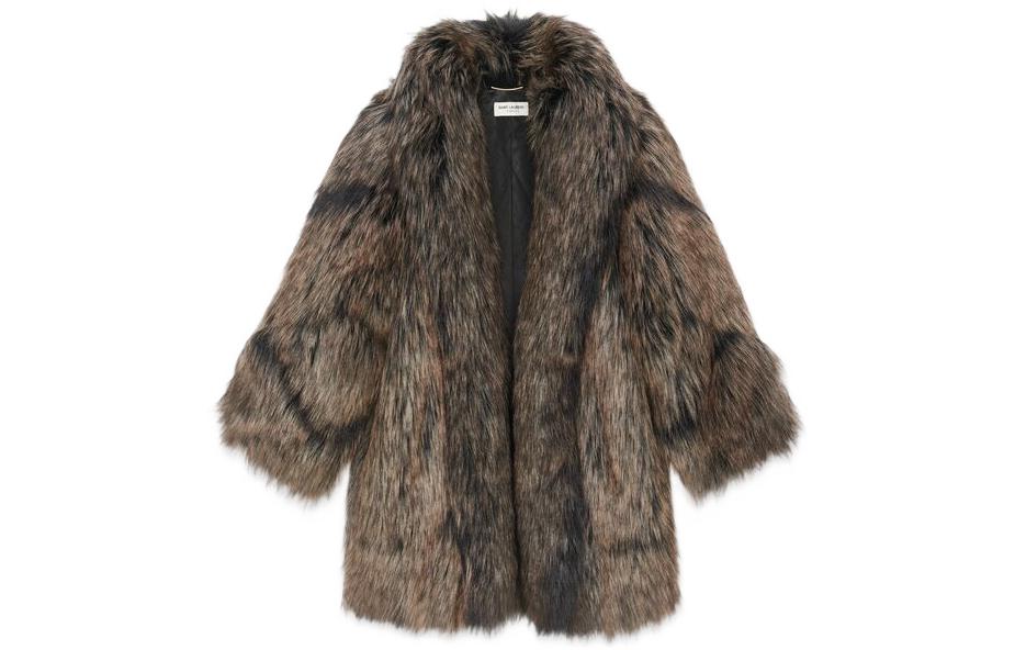 Женская куртка SAINT SAINT LAURENT FW22 (коричневая)