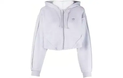 Adidas Originals Jackets Women's Gray Hooded Moderate Other