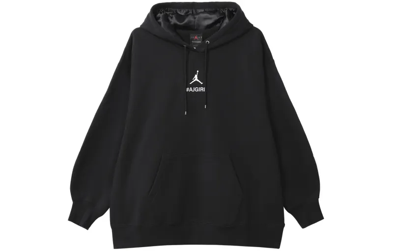 Jordan AS W AJ GIRL VERBIAGE HOODIE Sweatshirt Women's Black