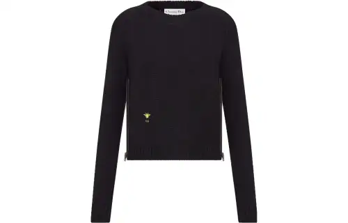 DIOR Knitwear Women's Black Crew Neck Moderate Other