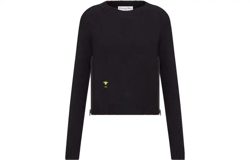 DIOR Knitwear Women's Black Crew Neck Moderate Other