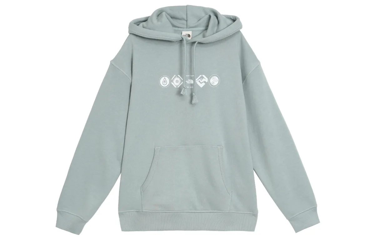 THE NORTH FACE Sweatshirts Women's Green Hooded Moderate Regular