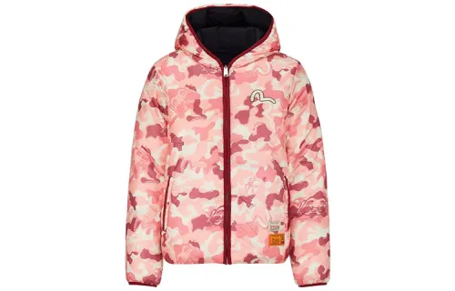 EVISU Down Jacket Women's Black/Colorful