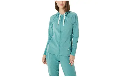 ASICS TECH FULL Sweatshirts Women's Blue Hooded Moderate Other