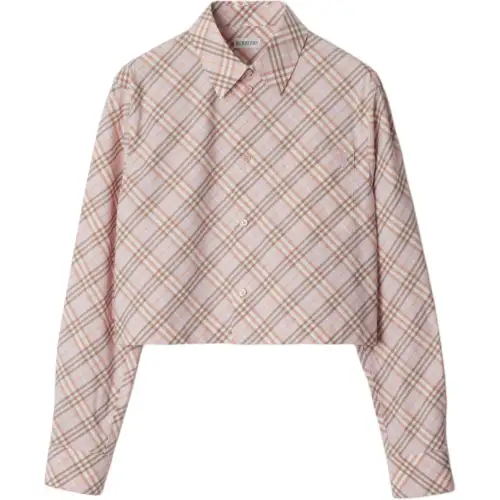 Burberry check-pattern shirt