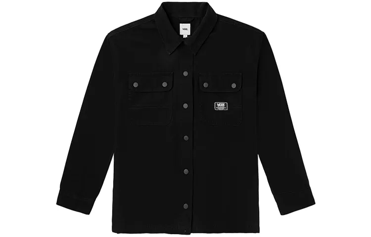 Vans Jackets Women's Black Lapel Moderate Workwear
