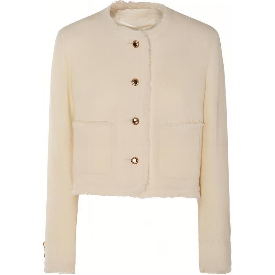 Miu Miu single-breasted tweed jacket