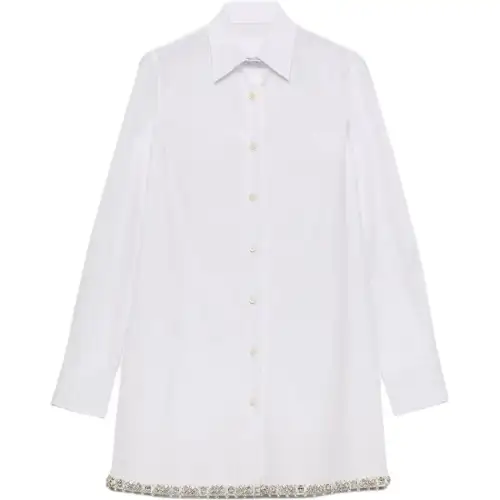 PRADA Embroidered Poplin Shirt