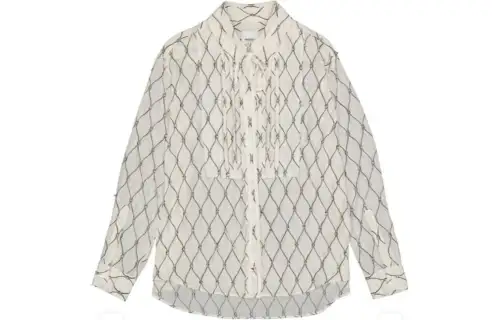 Burberry Shirts Women's White Lapel Moderate Other