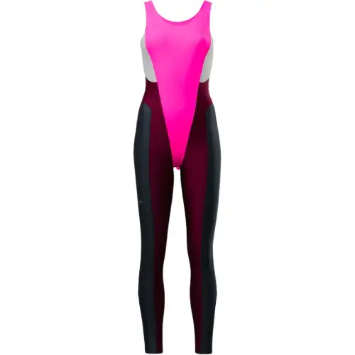 Reebok Colourblock Training Unitard Jumpsuit Women's Fuchsia