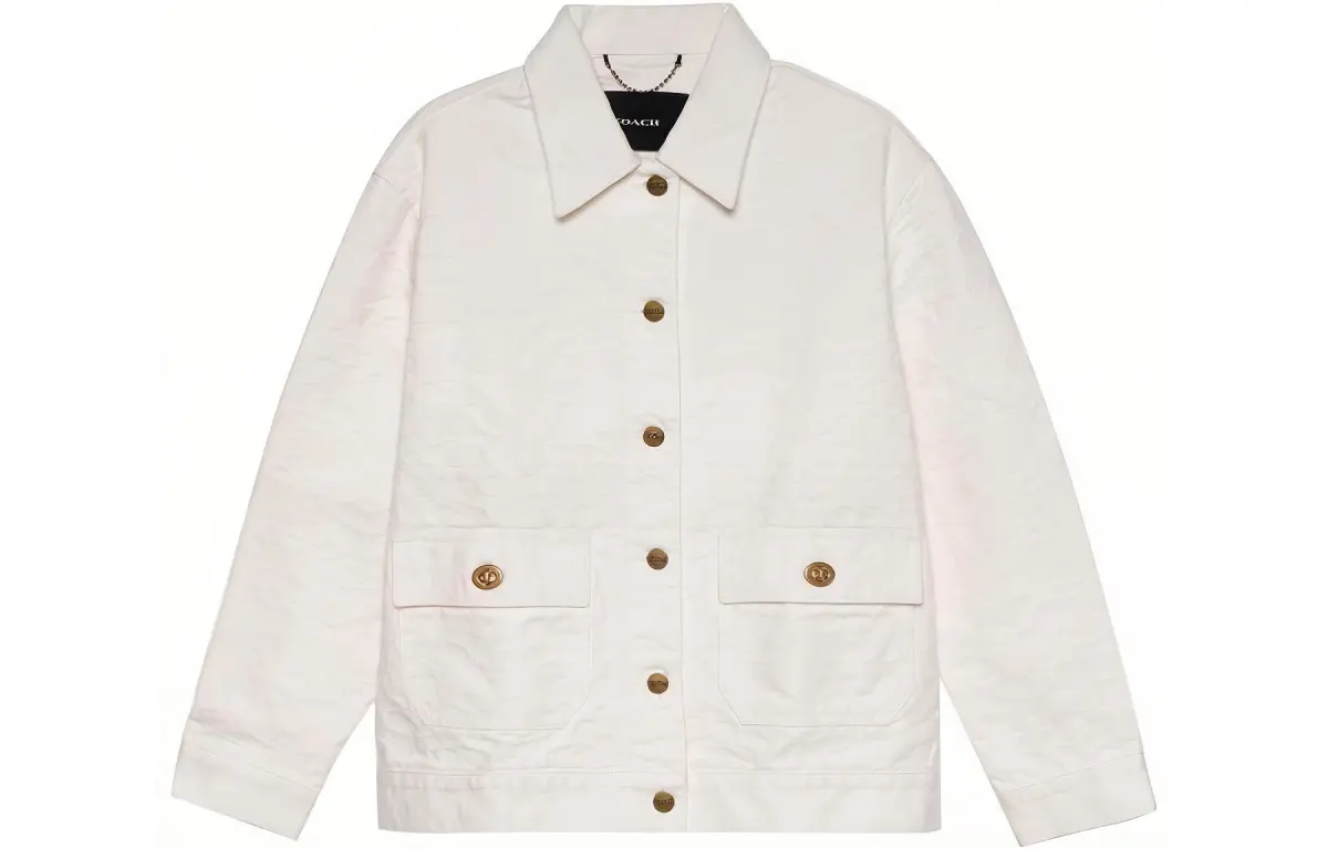 COACH SS22 Jackets & Coats Women's White