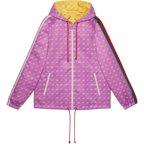 GUCCI X Adidas Reversible Jacket Yellow/Purple