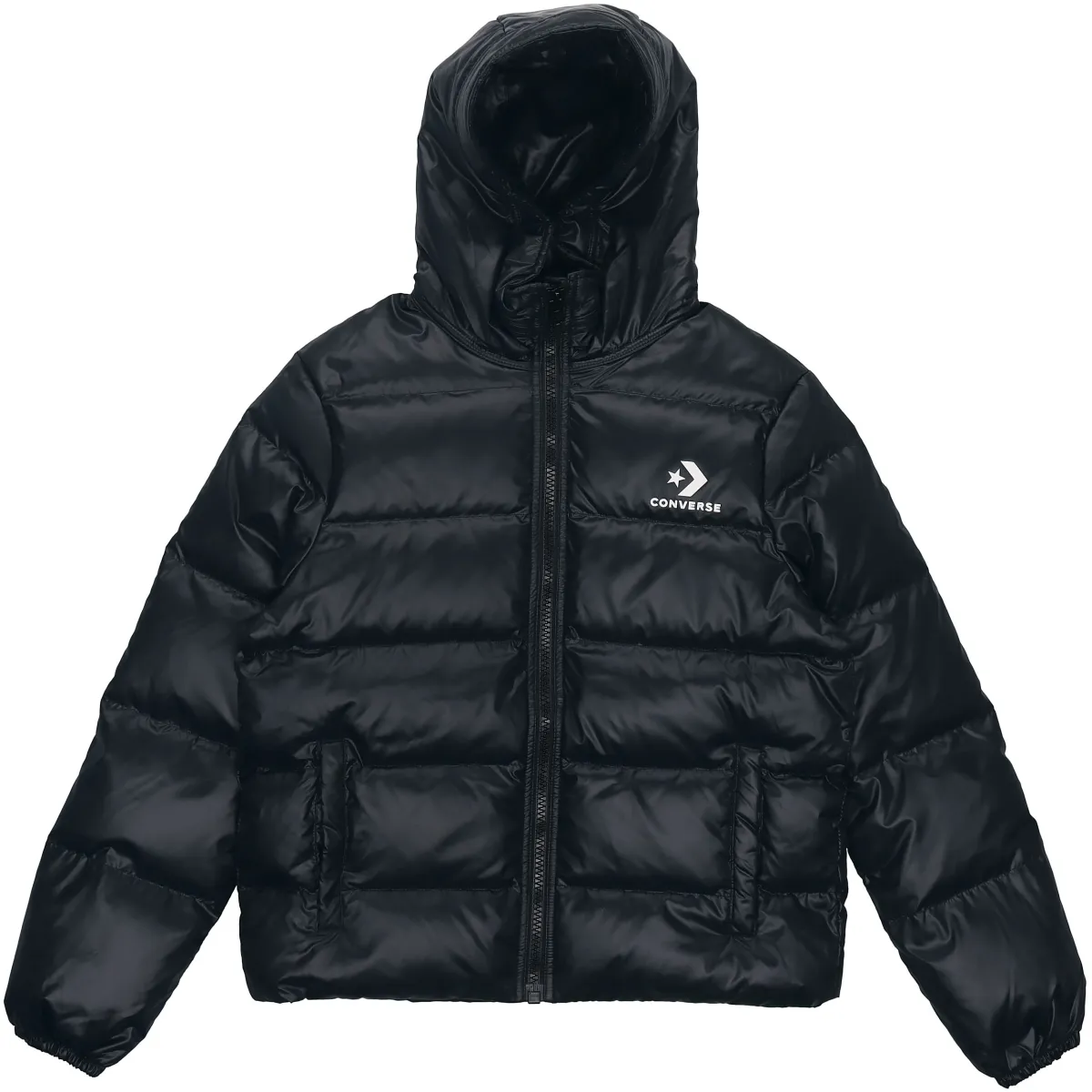 Converse Fill Puffer Winter Down Jacket Women's Black