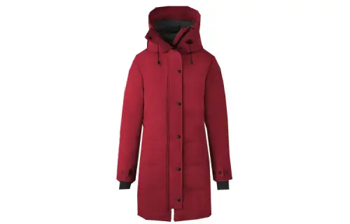 Canada Goose Shelburne Down Jacket Parka Coat Women's Berry Red