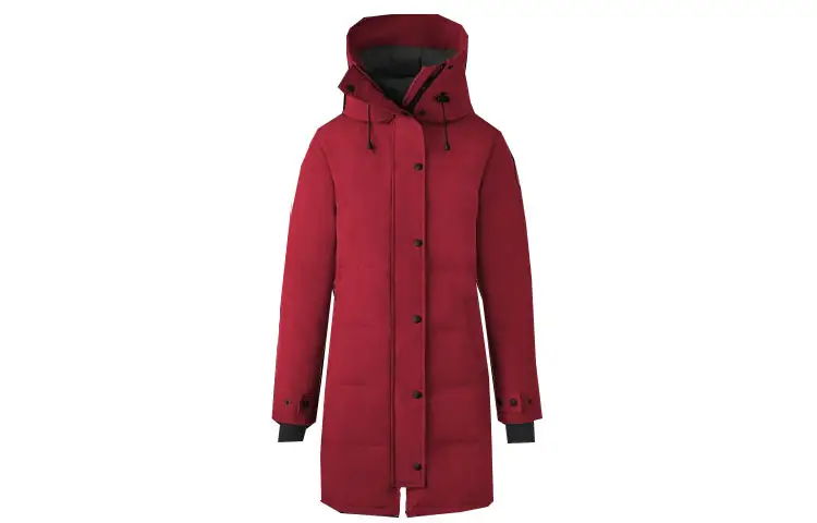 Canada Goose Shelburne Down Jacket Parka Coat Women's Berry Red
