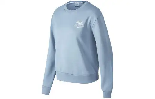 Skechers Skx Sweatshirts Women's Ashley Blue/0216 Crew Neck Moderate Regular