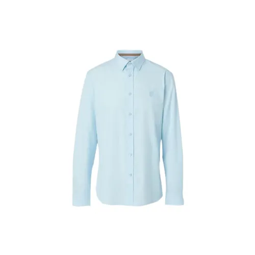 Burberry Shirts Men's Blue Moderate Other