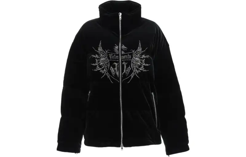 Vetements Down Jacket Women's Black