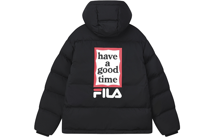 Женская куртка FILA x have a good time (черная)