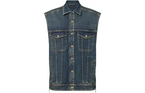 LOUIS VUITTON Jacket Women's Navy Blue