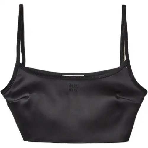 MIU MIU Camisoles Women's Black Moderate