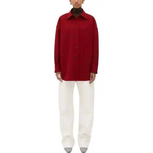 Bottega Veneta FW24 Shirt Women's Burgundy