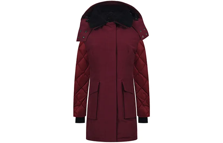 Canada Goose Elwin Down Jacket Women's Burgundy
