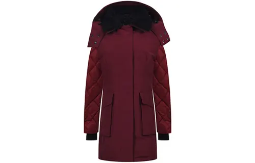 Canada Goose Elwin Down Jacket Women's Burgundy