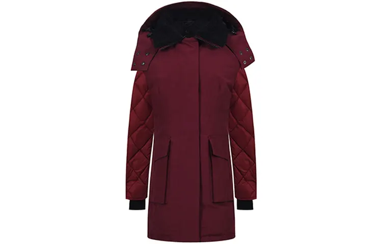 Canada Goose Elwin Down Jacket Women's Burgundy