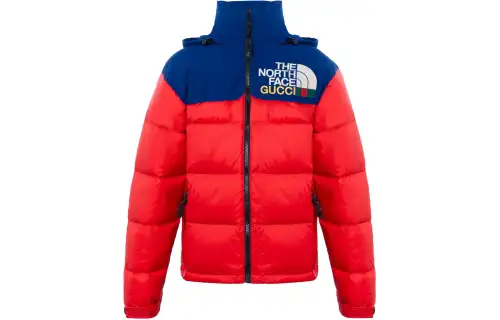 GUCCI X The North Face Padded Jacket Red/Blue