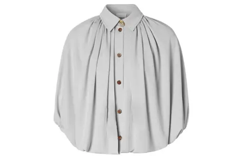 Burberry Shirts Women's Gray Lapel Moderate Other